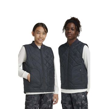 adidas Originals vesta copii VEST culoarea negru, IY1759 adidas Originals vesta copii VEST culoarea negru, IY1759
