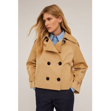 Jacheta cu doua randuri de nasturi - Bej