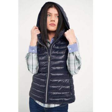 Vesta matlasata cu gluga