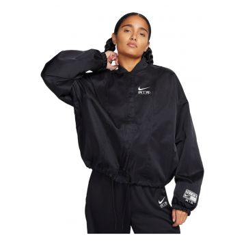 Geaca femei  Air Oversized Woven Bomber Jacket - Negru
