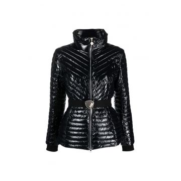 Geaca  pentru Femei - w jacket medium padded belt - 6RTB12-TNEQZ-1200 - Negru