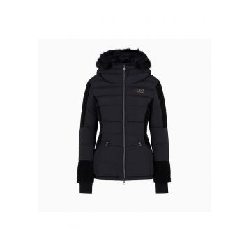 Geaca  pentru Femei - w jacket medium padded mix material - 6RTB14-TNDAZ-1200 - Negru