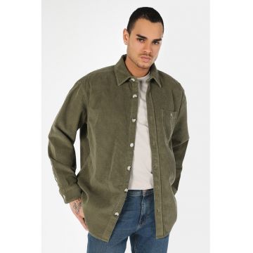 Jacheta-camasa de reiat cu aplicatie pe piept