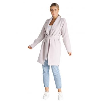 Palton dama M990 -  Poliester/Elastan - Bej