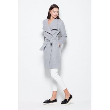 Palton model 111795  Gri