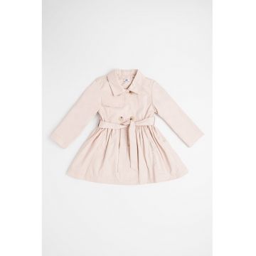 Trenci cu nasturi si cordon in talie