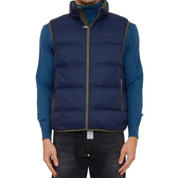 Vesta barbati  cu umplutura de puf si buzunare laterale