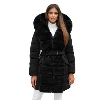 Jacheta de iarna pentru femei Ukmab neagra