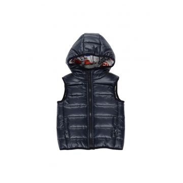 Vesta groasa lucioasa -  - Fast Wheels - Bleumarin - pentru baieti