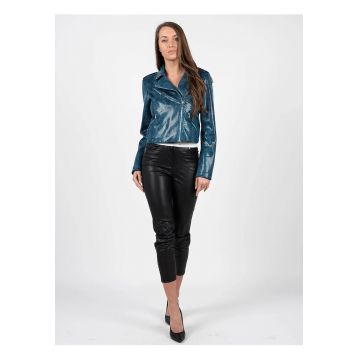 Geaca biker din piele ecologica - 42