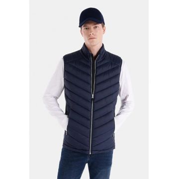 Vesta De Barbati Albastru Marin Slim Fit 8683197320186