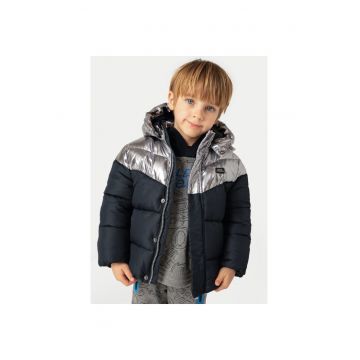 Geaca baieti -  Poliester/Poliuretan - Albastru - Albastru