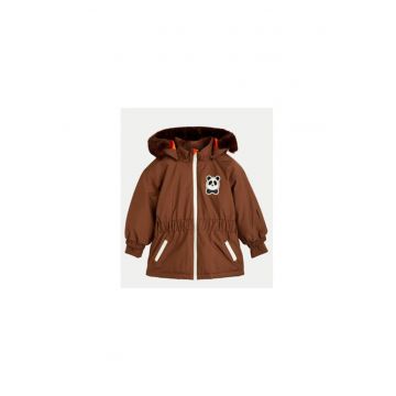 Geaca ski copii -  304157622 - Poliester reciclat - 128-134 CM - Maro