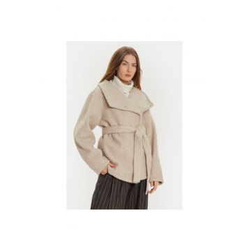 Palton dama -  304386886 - Poliester - Bej