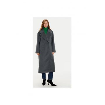 Palton dama -  304963087 - Poliester - Gri - Gri