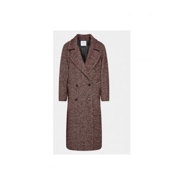 Palton dama -  Wardrobe - 303180171 - Lana/Poliester/Textil - Rosu - Rosu