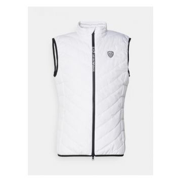 Vesta barbati -  puf tesut - alb - 100% poliester