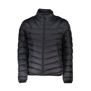Geaca scurta regular fit cu aspect matlasat