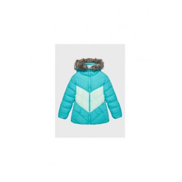 Geaca ski fete -  300324981 - Nylon - 134 CM - Albastru