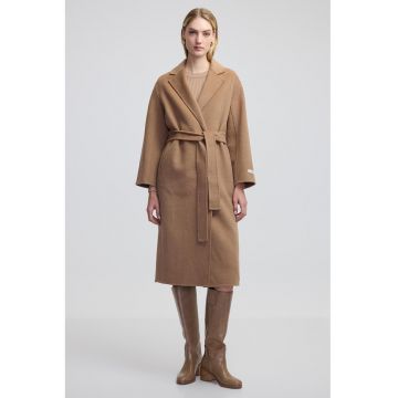 Palton petrecut din amestec de lana