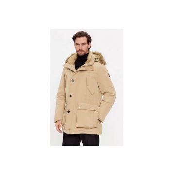 Geaca barbati -  302939473 - Poliester reciclat - 56 EU - Bej