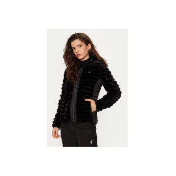 Geaca dama -  304554995 - Poliester/Nylon - S INTL - Negru