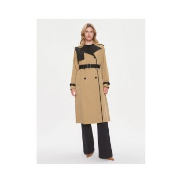 Trench dama -  303659875 - Poliester - Bej - Bej