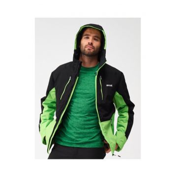 Geaca barbati -  17538 - Verde/Negru - Poliester