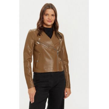 Geaca dama -  304509414 - Piele ecologica - Maro