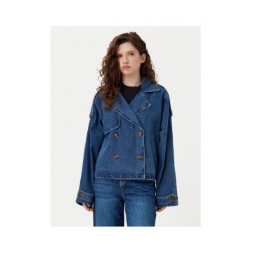 Geaca dama -  304703362 - Bumbac - Albastru - Albastru