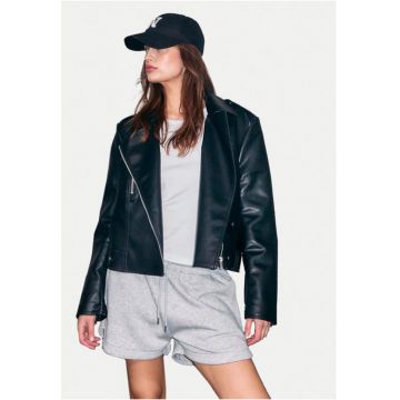 Geaca dama -  304807930 - Piele ecologica - Negru
