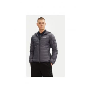 Geaca barbati Ea7 Emporio Armani - 8NPB24 PNGPZ - Poliamida - Gri