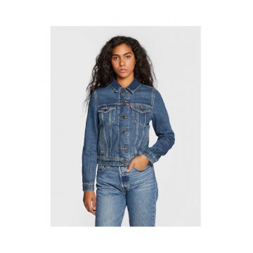 Geaca dama -  206436023 - Bumbac/Lyocell - 2XS INTL - Albastru