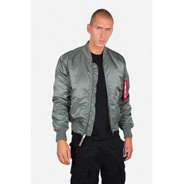 Alpha Industries geacă bomber Kurtka Alpha Industries MA-1 VF 59 191118 432 bărbați, culoarea verde, de tranziție 191118.432-green