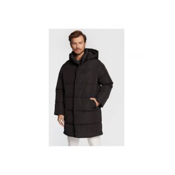Geaca de iarna barbati  52S00742-1T004085 - Poliester - 58 EU - Negru