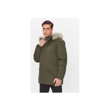 Geaca de iarna barbati  M3628F-T2951 - Poliester - 48 EU - Verde
