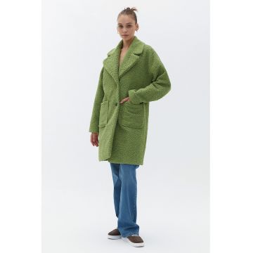 Haina uni cu buzunare laterale - Verde deschis