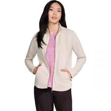 Jacheta femei Skechers The GO WALK Shine Jacket JA78-NTTN, XL, Bej