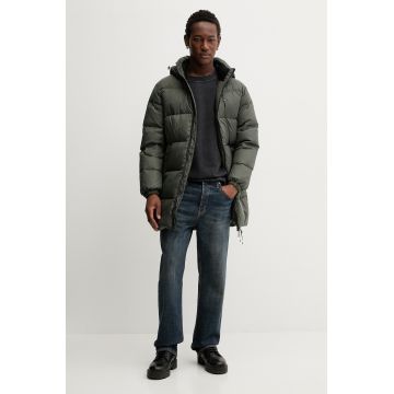 Tommy Jeans geacă de puf culoarea bleumarin, de iarnă, DM0DM20466