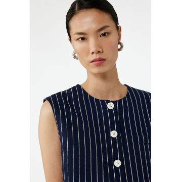 Vesta crop cu model in dungi