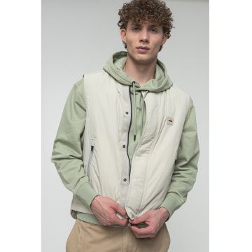 Vesta cu buzunar cu fermoar