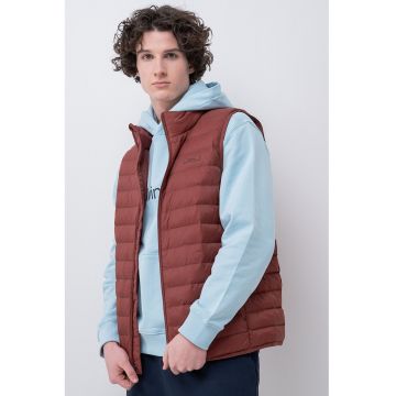 Vesta cu vatelina si guler mediu