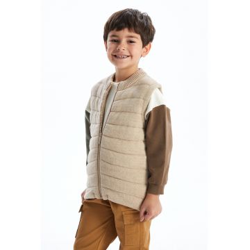 Vesta cu vatelina subtire si fermoar