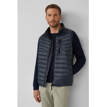 Vesta matlasata cu buzunzar cu fermoar