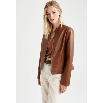 Jacheta biker din piele ecologica Jacheta biker din piele ecologica