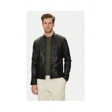 Geaca barbati -  BLEND-20717907 - piele ecologica - negru
