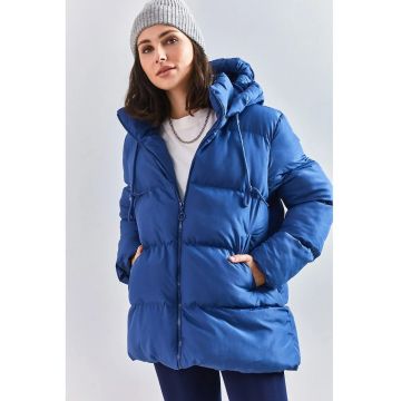 Geaca dama -  Poliester - Bleumarin