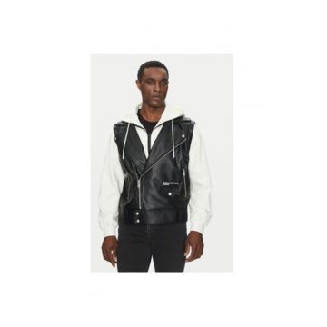 Jacheta barbati  A1M15005 - Piele sintetica - M INTL - Negru