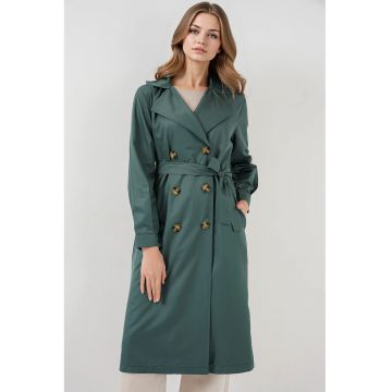 Trenci dama - HiCCUP - Verde smarald - Poliester