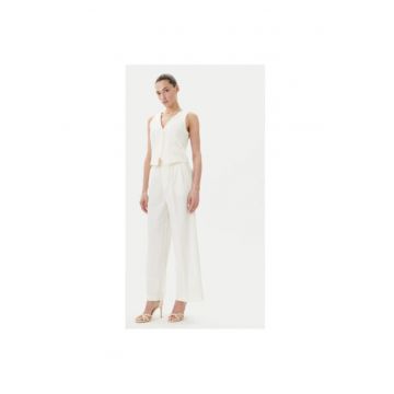 Vesta dama  CFC0123672003 - Poliester/Viscoza - Ecru - Ecru